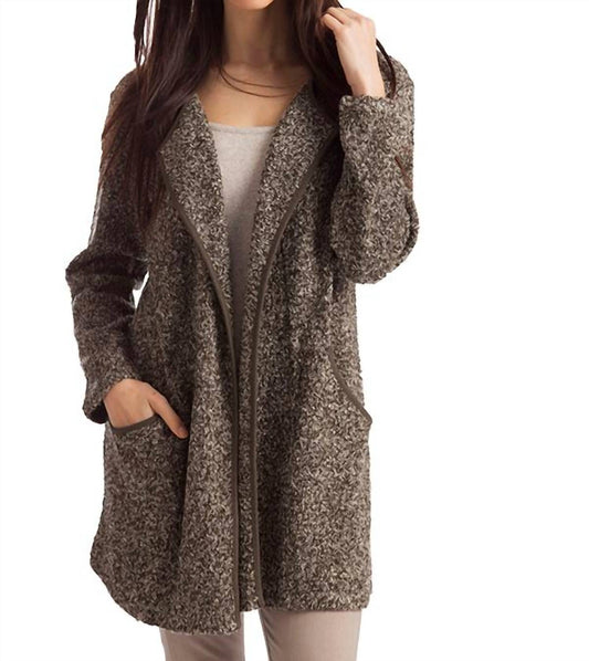 Lara Long Tweed Cardigan