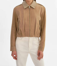 Lamarque - Robbie Suede Bomber Jacket