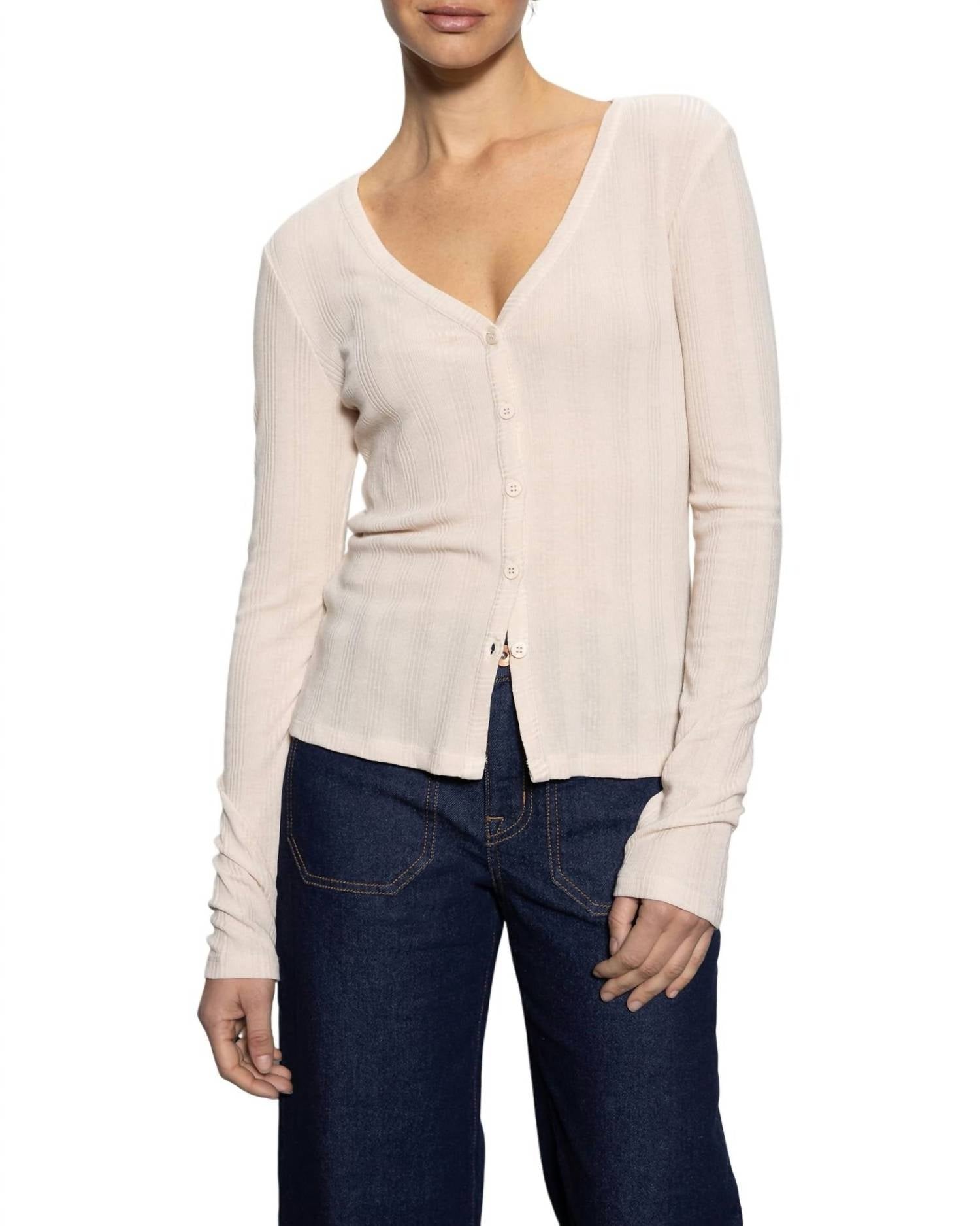 Sanctuary - Only Gaze Knit V-neck Sweater