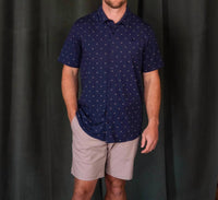 Travis Matthew - Comfort Knit Geo Button-up