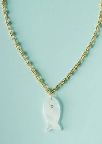 Macrae & Co - Women's Stoney Fish Necklace