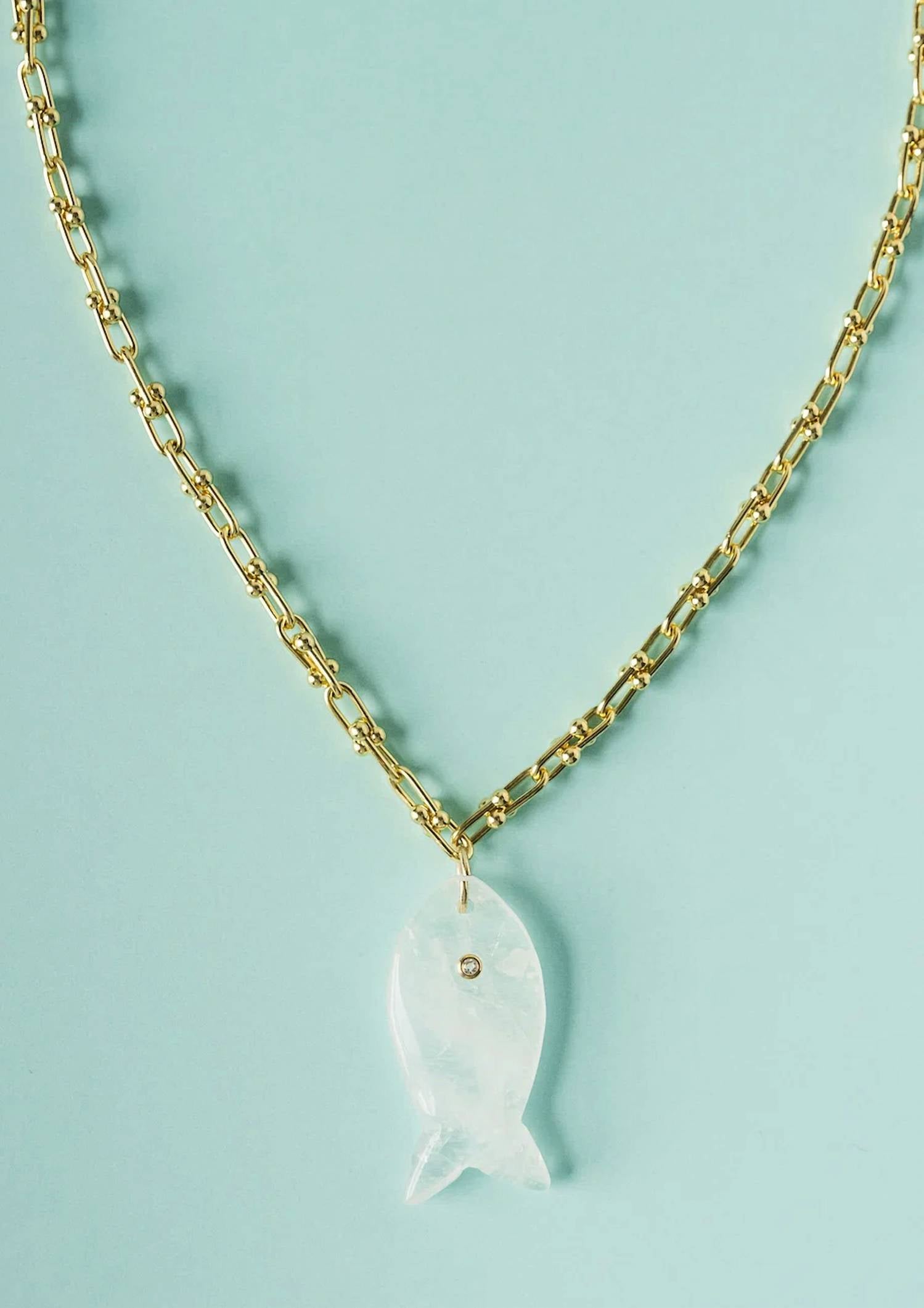 Macrae & Co - Women's Stoney Fish Necklace
