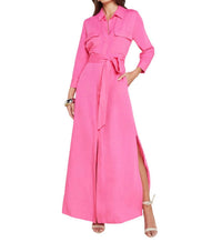 L'Agence - Cameron Long Shirt Dress
