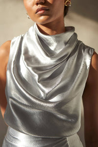 Aiifos - Leah Metallic Top