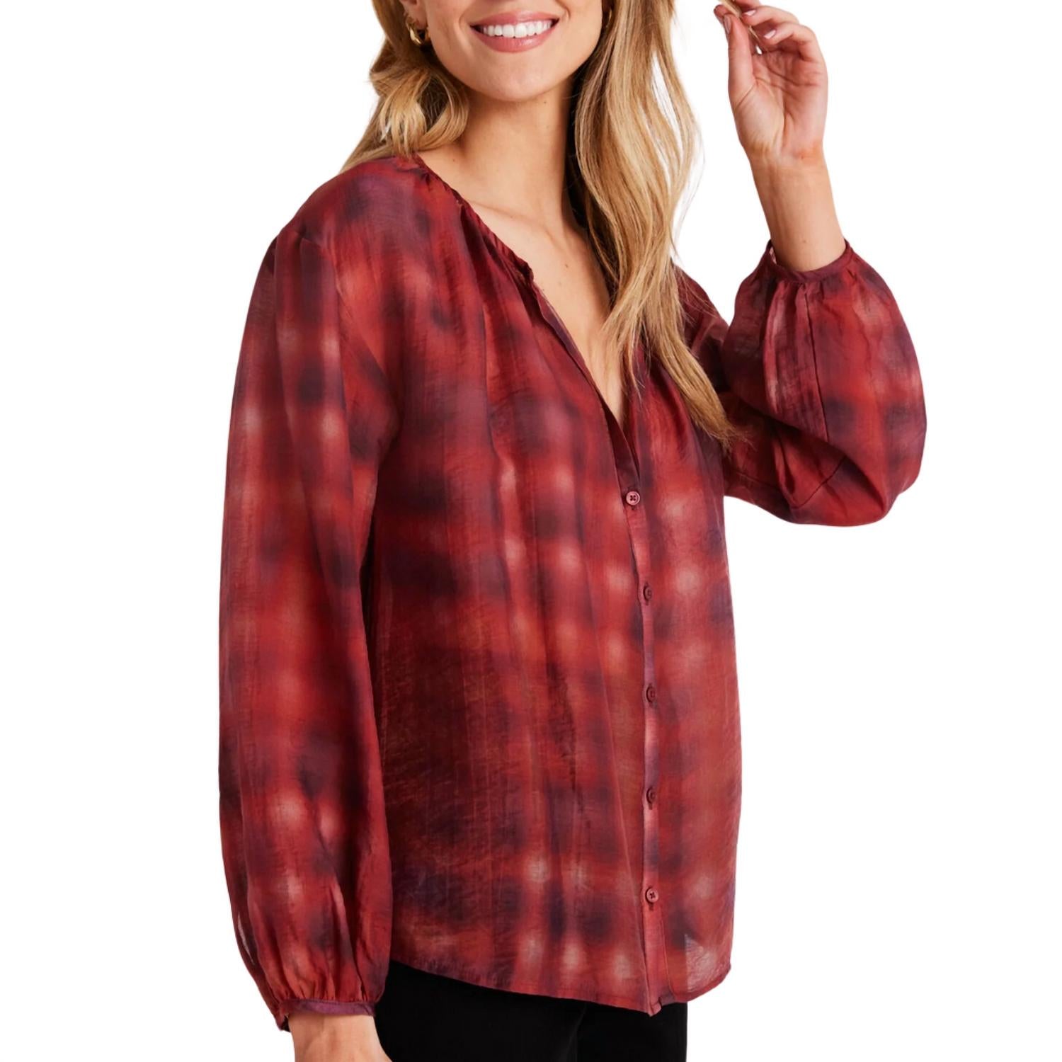 Bella Dahl - Shirred Neck Blouse