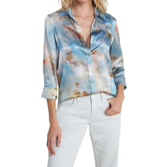 L'Agence - DANI 3/4 SLEEVE BLOUSE