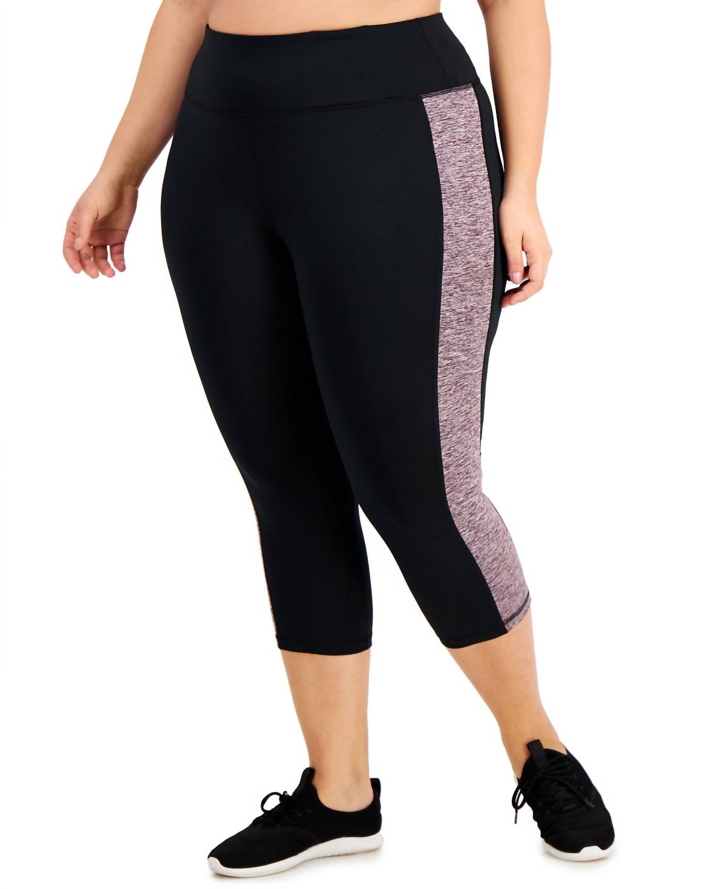Ideology - Activewear Plus Size Colorblock Capri Leggings