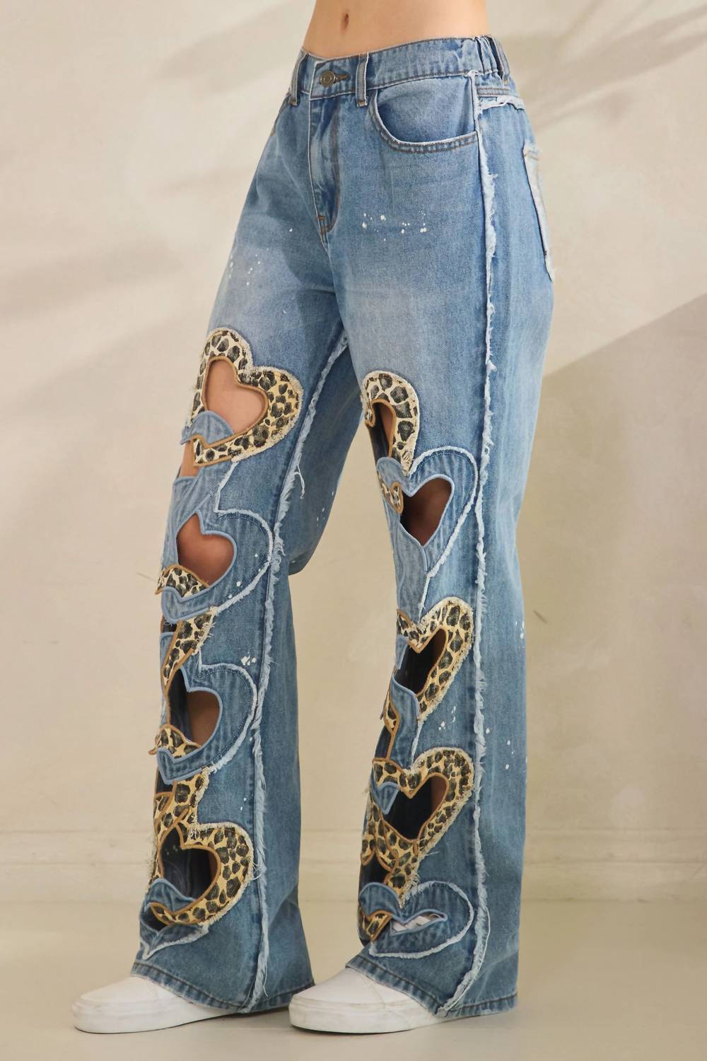 Oli & Hali - Heart Coutout Jean