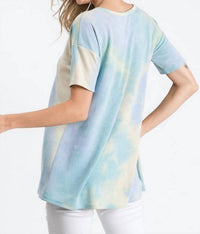 Heimish Usa - Tie Dye Keyhole Top - PLUS