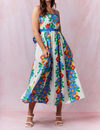Peach Love - Hadley Floral Maxi Dress