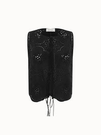 Matteau - Broderie Tie Blouse