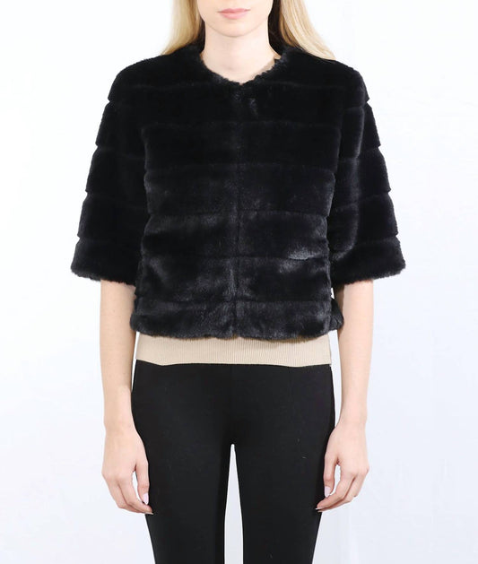 Metric Knits - Faux Fur Jacket