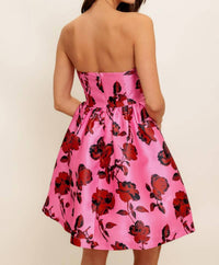 Flying Tomato - Strapless Seduction Woven Mini Dress