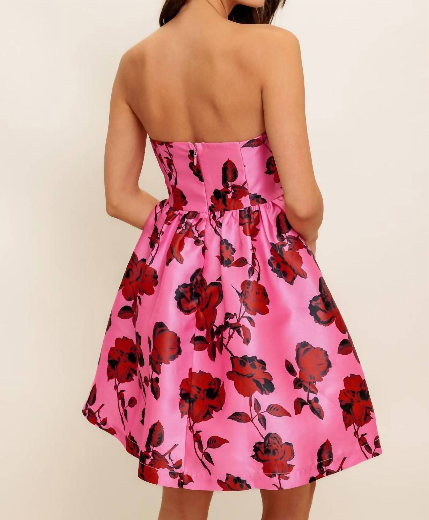 Flying Tomato - Strapless Seduction Woven Mini Dress