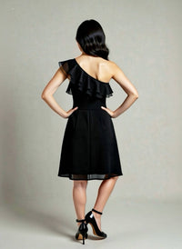 Nue By Shani - Ruffle One Shoulder Dress