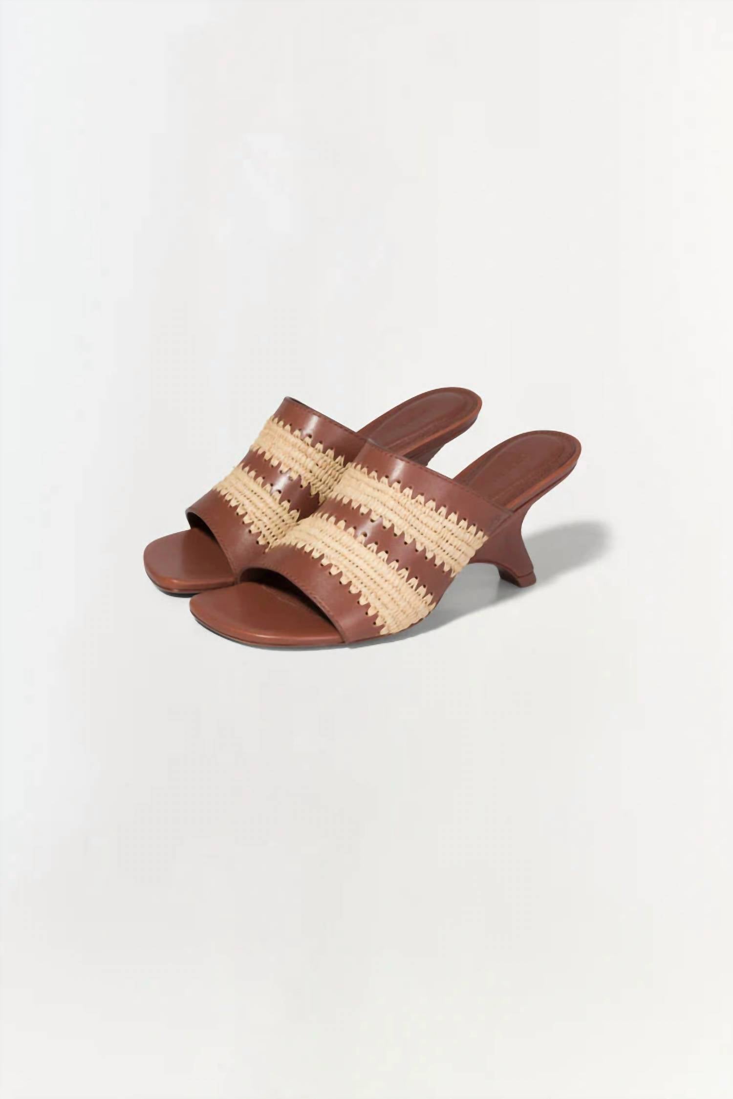 Simkhai - Women's Shadow Mule Raffia Sandal