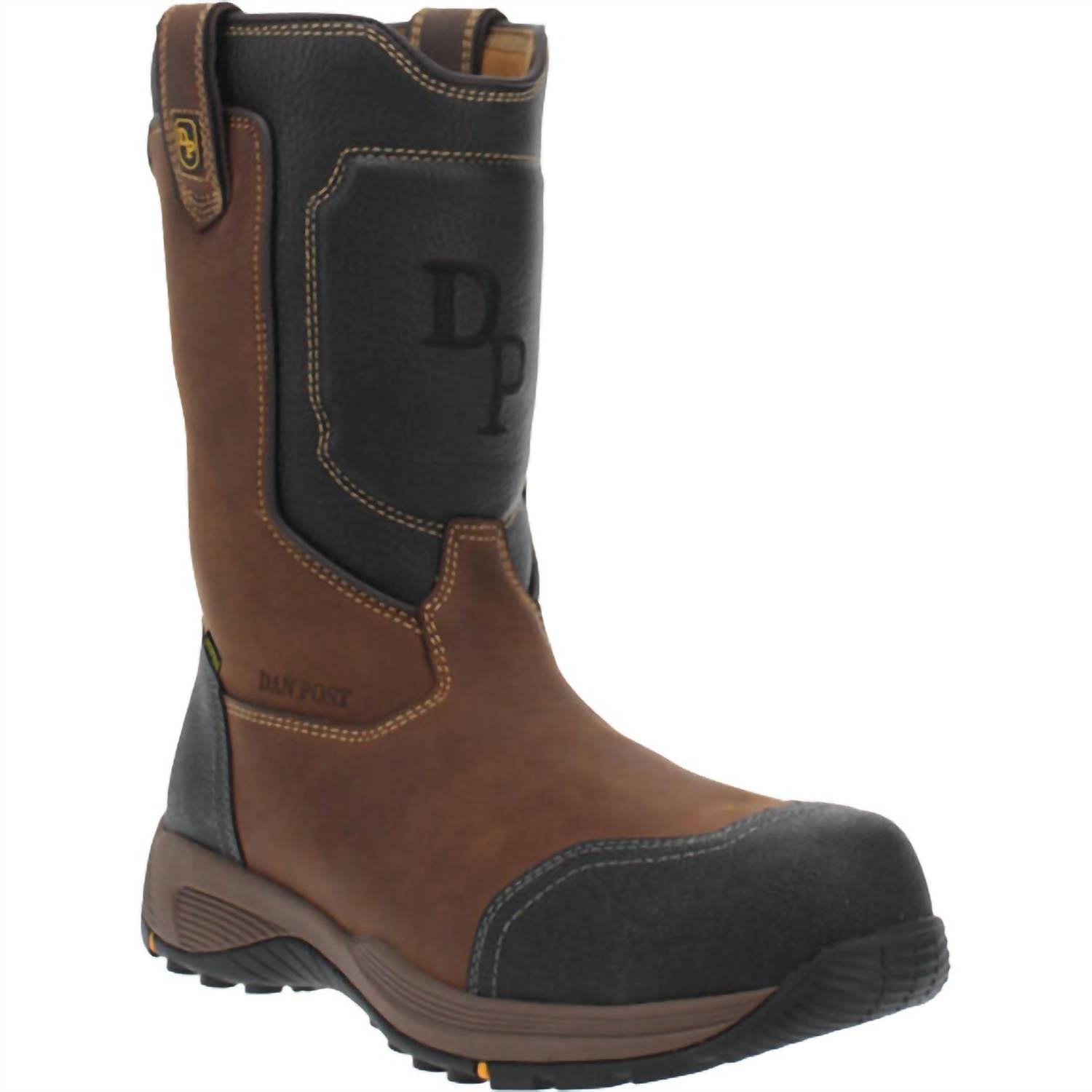 Dan Post. - Men's Composite Toe Round Toe Slip On Closeout Boots