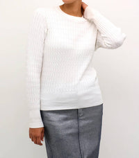 Kaffe - Kasilla Cable Knit Regular Fit Pullover Sweater