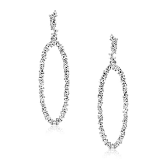 Sahira Jewelry Design - Women's Cheyanne Pave Earrings