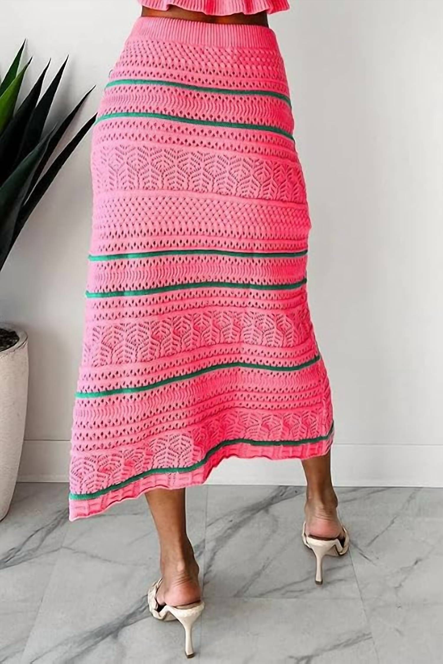 Day + Moon - Sweater Midi Skirt