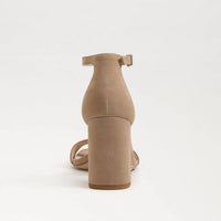Sam Edelman Women's Daniella Heel Sandal in oatmeal suede - women's sandal - view 4