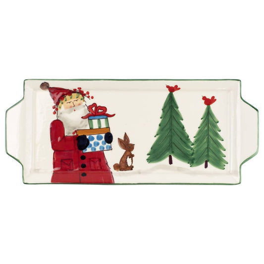 Vietri - Old St. Nick Rectangular Platter