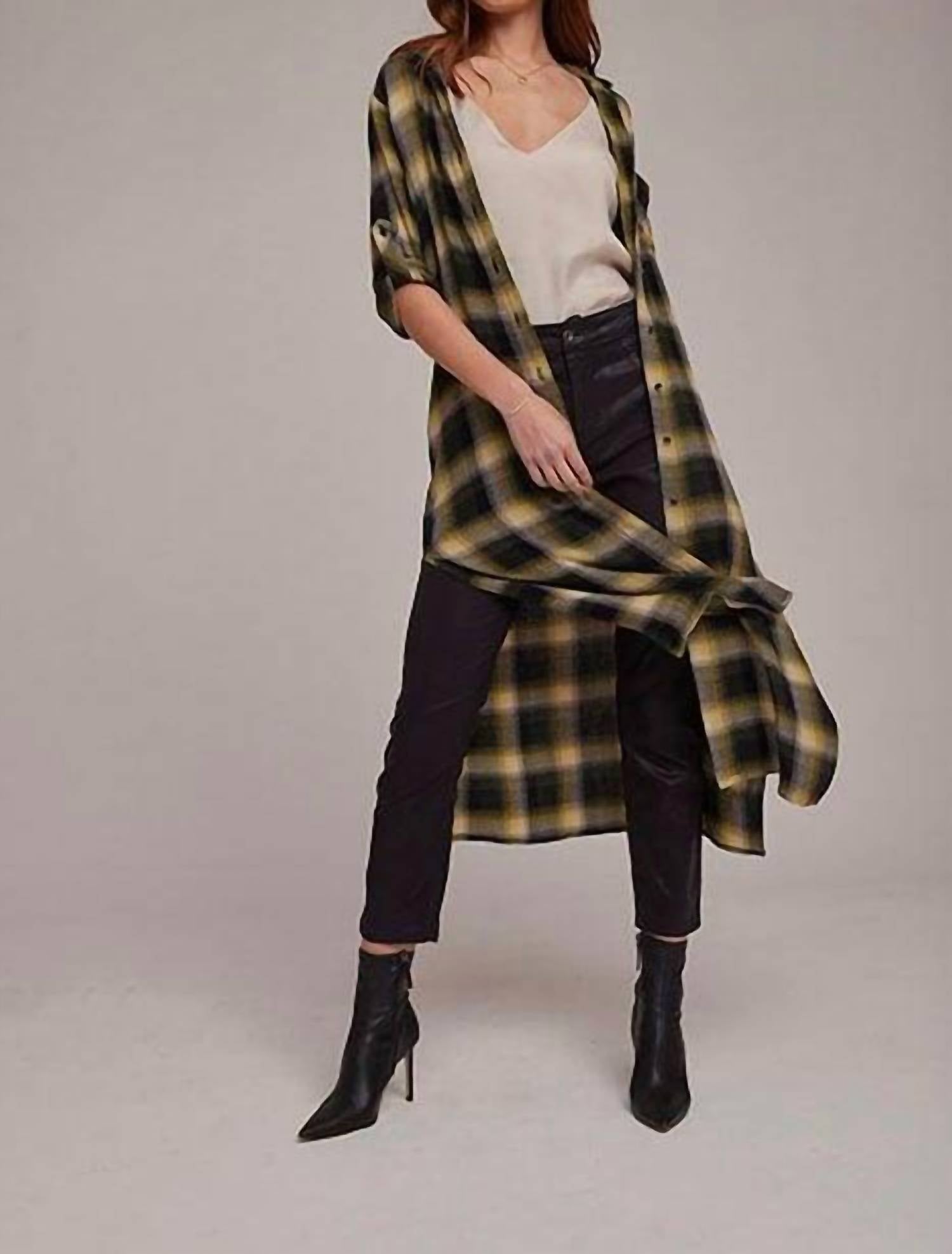 Bella Dahl - Rolled Sleeve Duster Dress