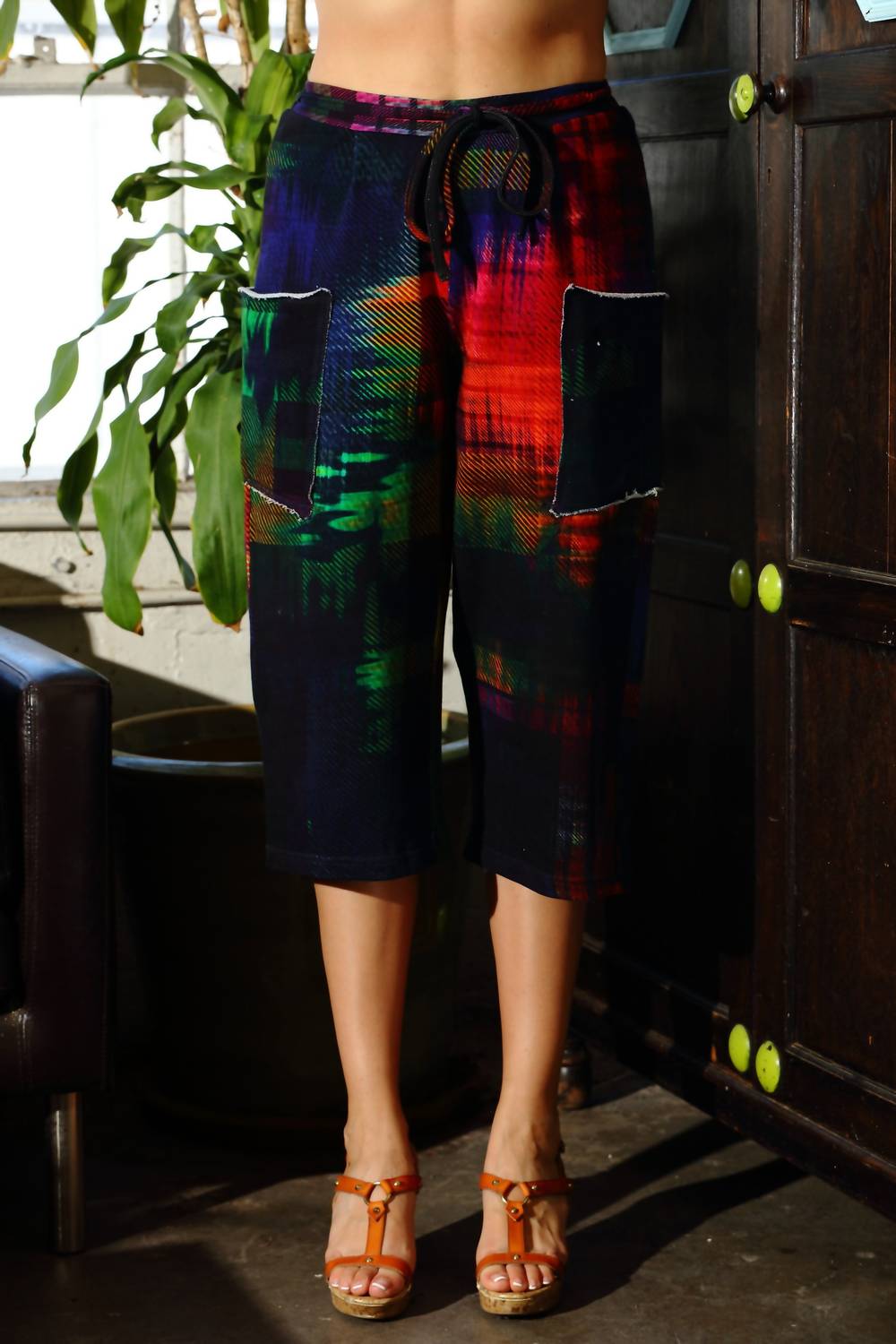 Kikisol - Searenity Patchwork French Terry Pocket Pants