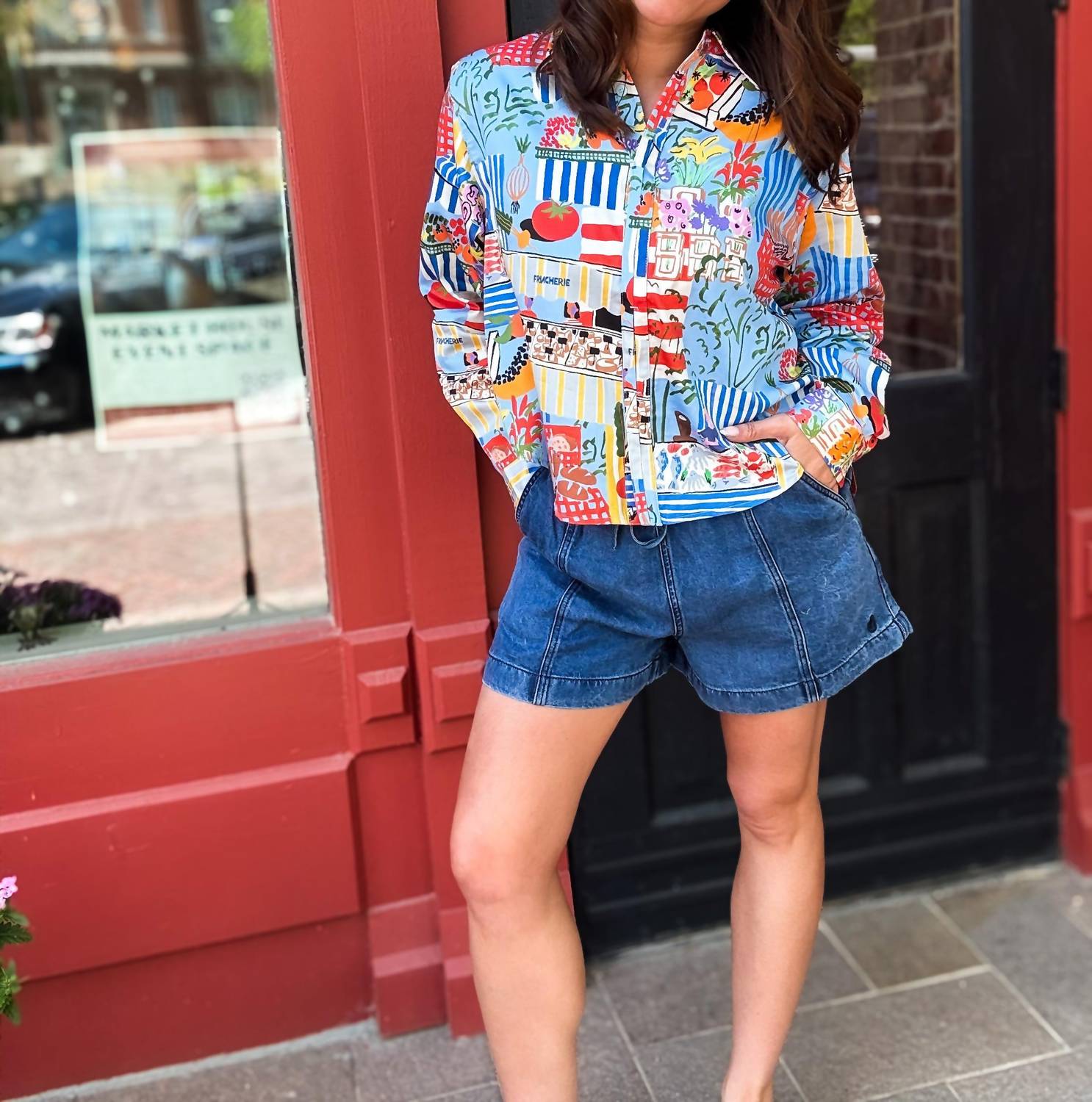 Frnch - Cafe Chic Long Sleeve Top