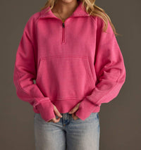Panache Apparel - Quarter Zip Sweatshirt