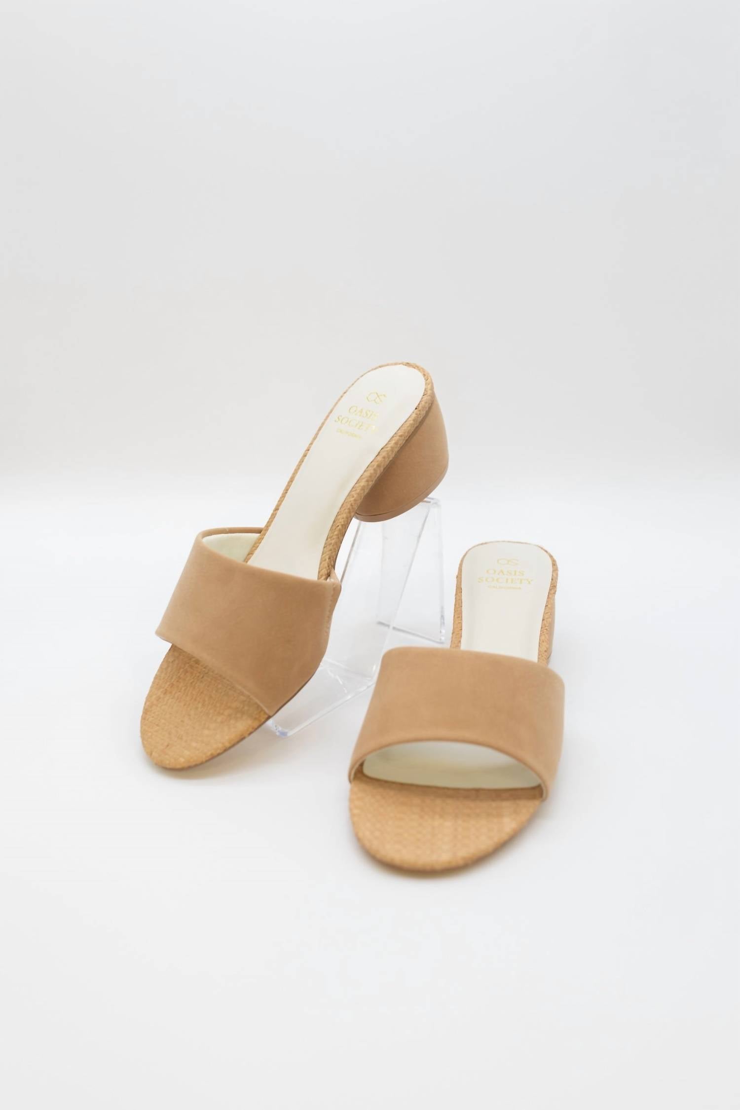 OASIS SOCIETY Women's Paloma Chic Low Heels in brown - women's sandal