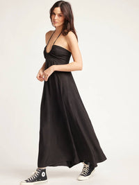 Self Contrast - Katya U Ring Halter Dress