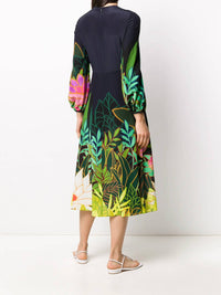 Valentino - Panther In The Jungle Midi Dress