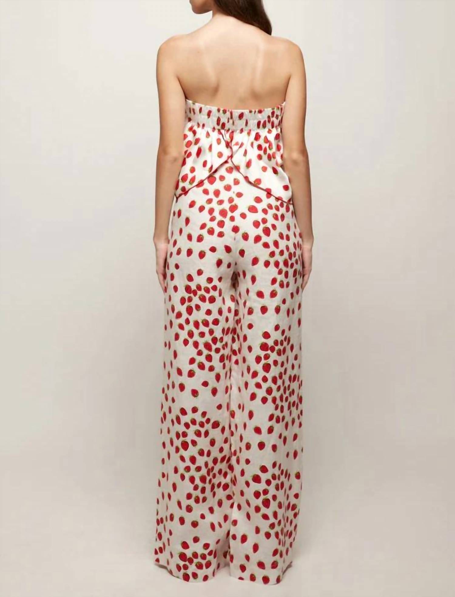 S/W/F - Strapless Satin Top