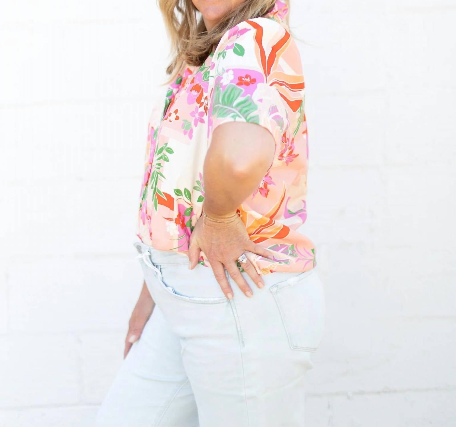 Entro - Hawaiian Punch Blouse