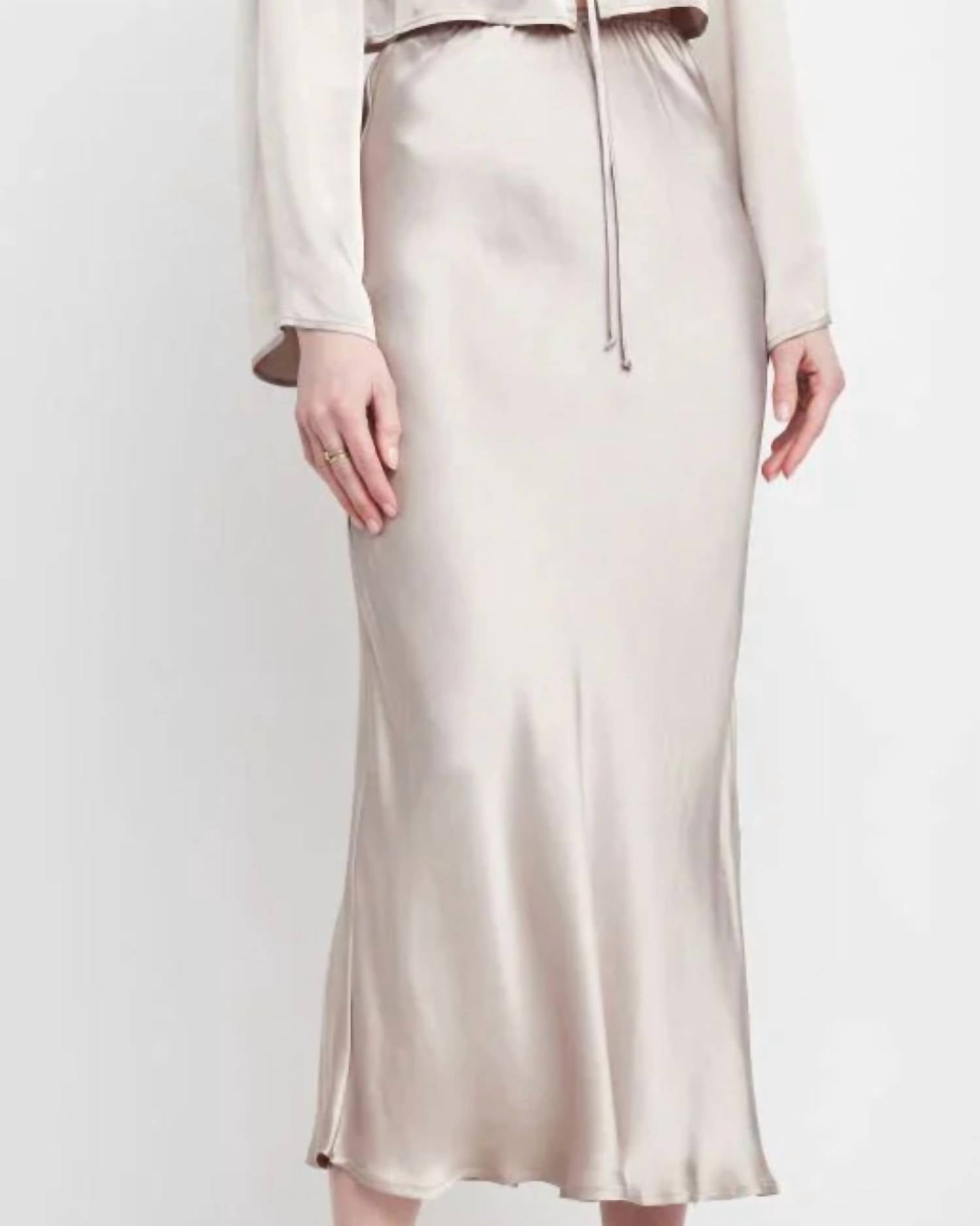 Self Contrast - Luna Midi Skirt