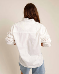 Skies Are Blue - BLANK CANVAS BUTTON UP TOP