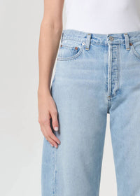 Agolde - High Rise Pieced Tapered Jeans