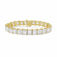 Diana M Jewels - Women's Asscher Lab-Grown Diamond Bracelet (15.00 Ct) - Grand