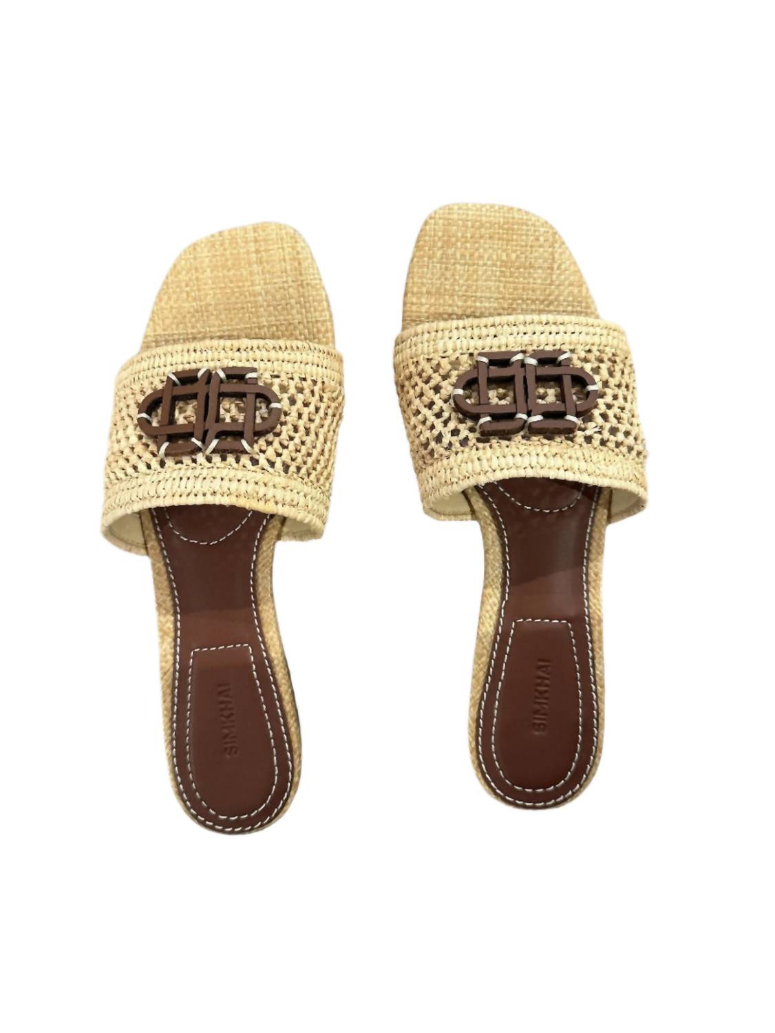 Simkhai - Women's Delphi Raffia Flat Sandal
