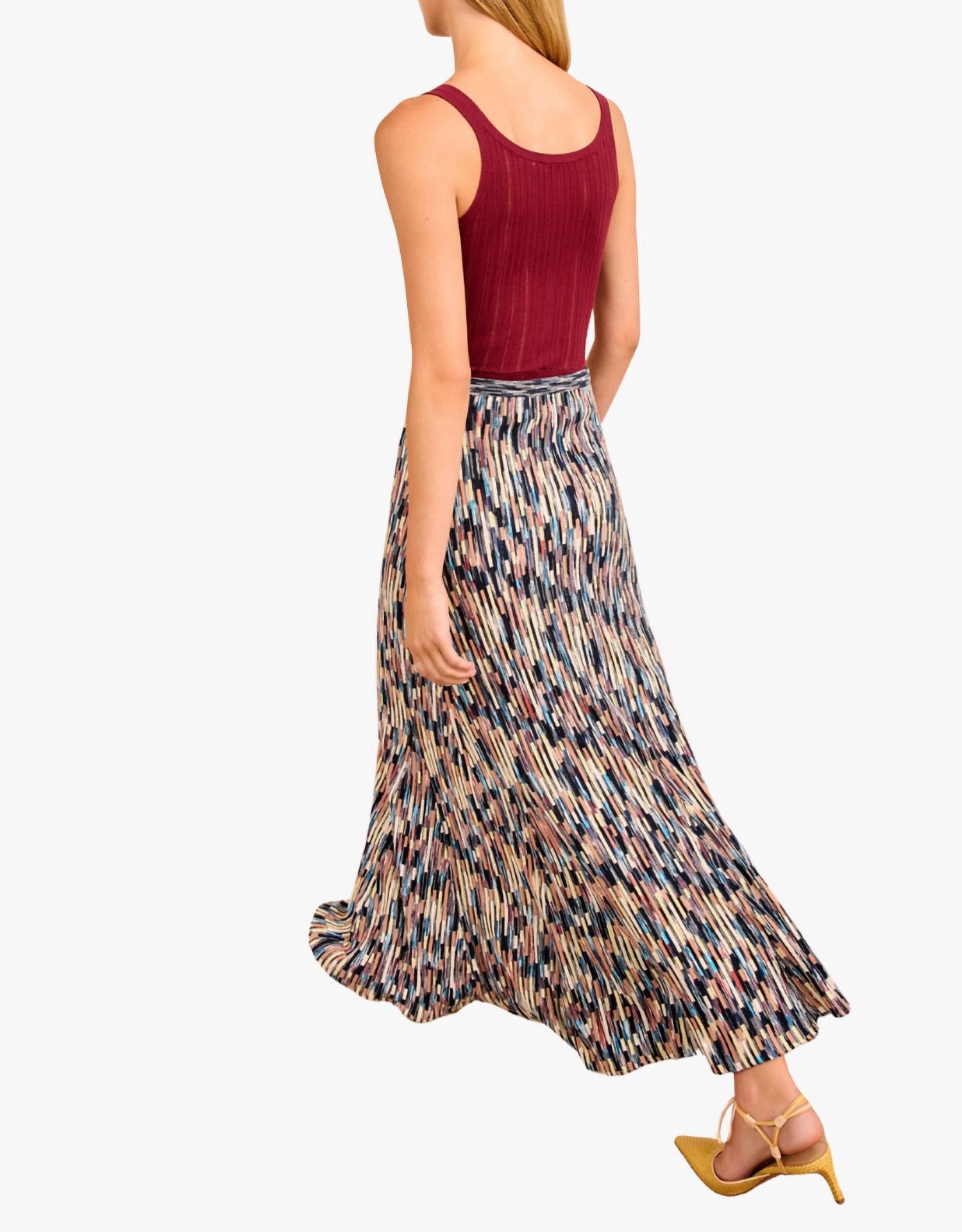 Ulla Johnson - Marceline Multicolor Long Maxi Skirt