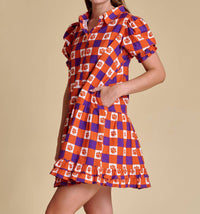 Stewart Simmons - Go Gingham Ruffle Dress