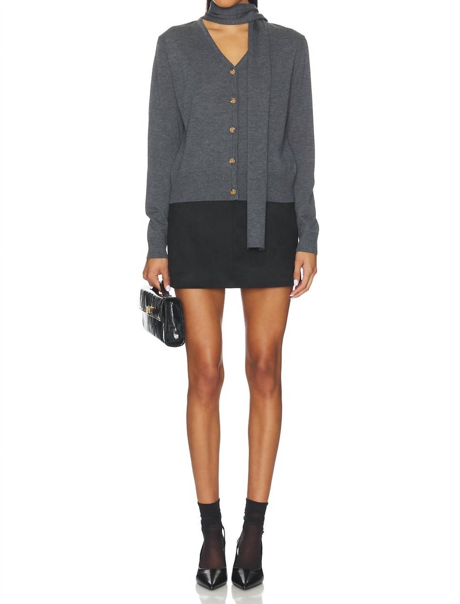 ASTR Laudine Skirt in black - women's skirt - view 5