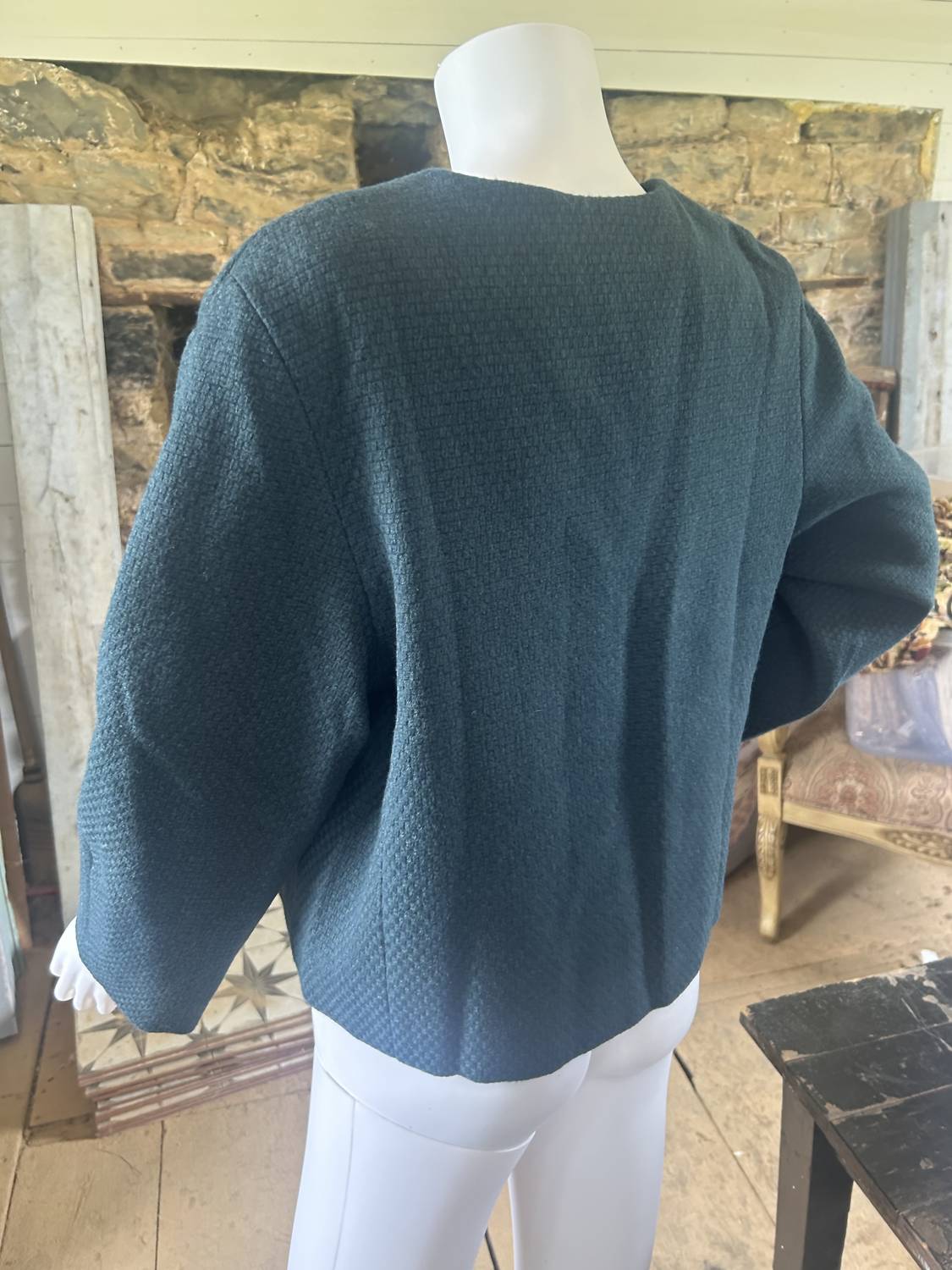 Current Air - Women's Button Front Round Neck Crop Jacket