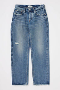 Moussy Vintage Carlstadt Low-rise Straight Jean in light blue - women's jeans - view 5