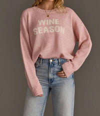 Panache Apparel - wine season sweater