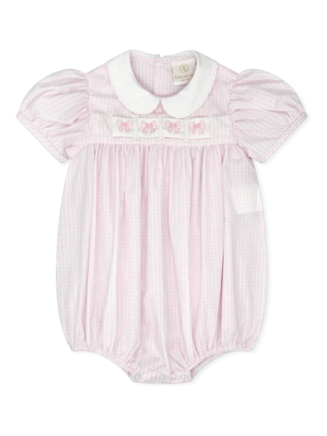 Lullaby Set - Girls Ruth Ribbon Bubble Romper