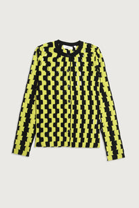 Zankov - Bowery Zigzag Intarsia Cardigan