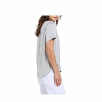 Lysse - Women's Sonja V Neck Mix Media Top