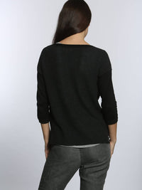 Label+Thread - Women's Rib Back V Neck Top